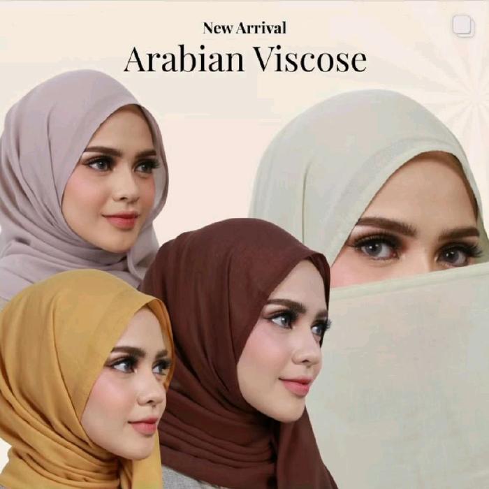 Pashmina Arabian Viscos Buckle Hijab/Jilbab Terbaru Pashmina Arabian Look Matt Viscose Premium