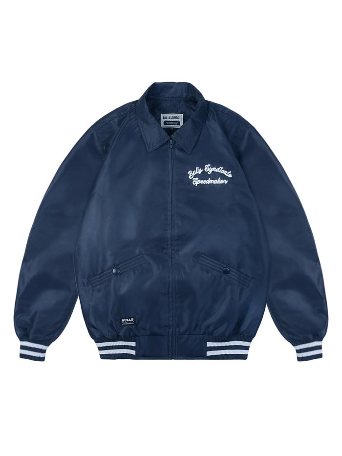 BULLS SYNDICATE WindBreaker Jacket | Busted Navy