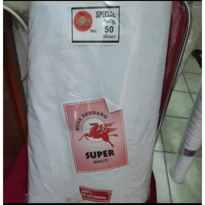 Kain Kafan Mori Bahan Saringan 1roll
