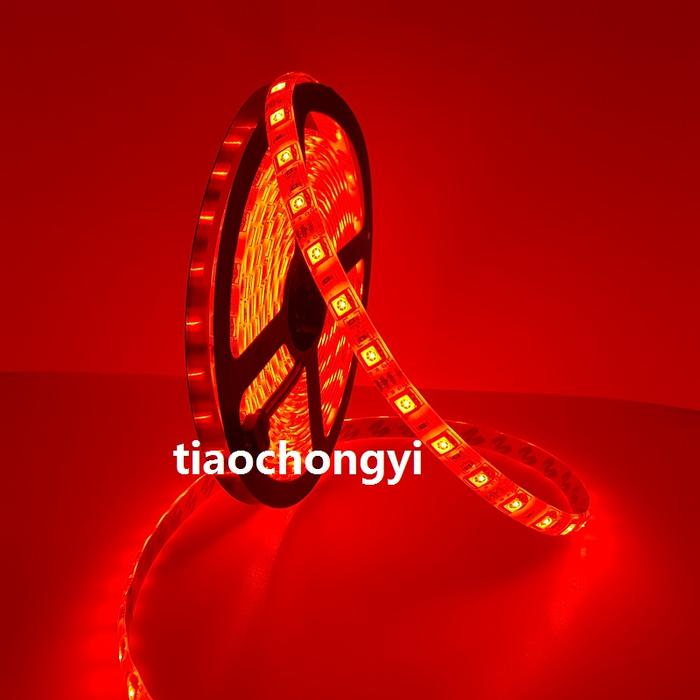 DC 12V SMD Chip 5050 Red 1m-5m 60LEDs/m 300 LED strip light Waterproof and Non-waterproof flexible T