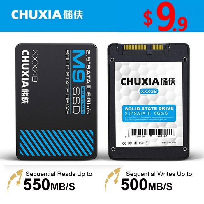 CHUXIA 2.5inch SSD Sata3 Laptop Computer Upgrade M9 Series
