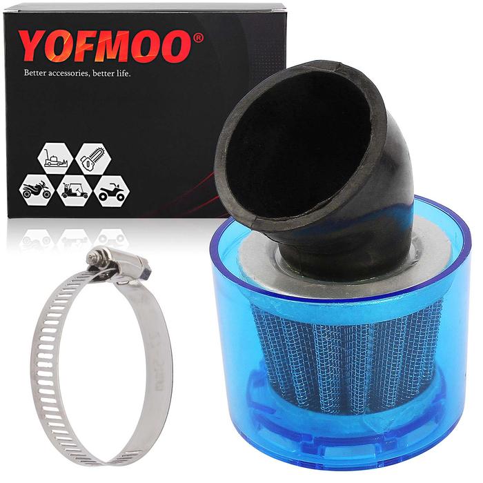 44mm 45mm 46mm Air Filter 45 Degree Bend Cover Waterproof ATV 47cc 49cc 50cc 90cc 110cc 125cc 150cc 