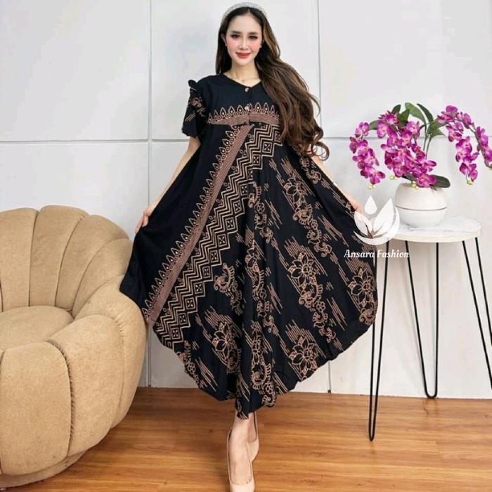 Daster Payung Klaten Rayon Premium Batik Busui Adem Tebal Nyaman