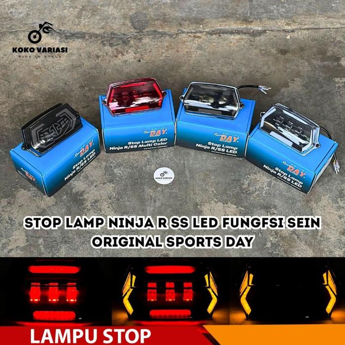 STOPLAMP NINJA LAMPU STOP BELAKANG NINJA R/SS LED IMPORT DAY LED