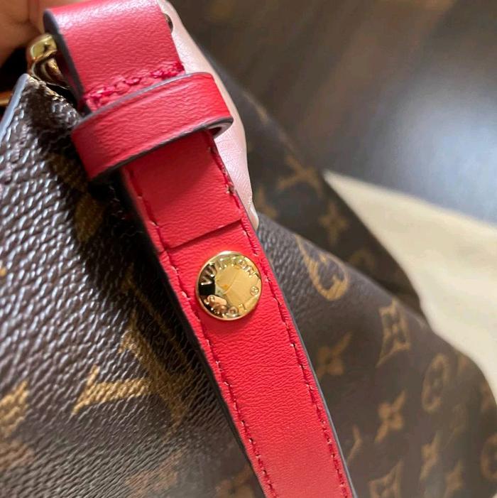 LV shoulder Bag Neonoe Red Strap