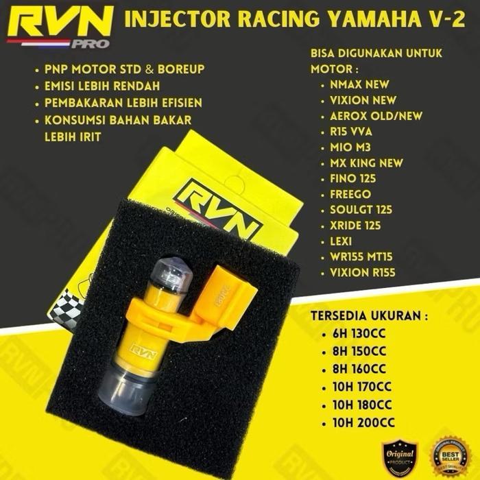 INJECTOR INJEKTOR RVN RACING MXKING NEW V2 NEW NMAX AEROX OLD AEROX NEW LEXI MIO M3 NEW R15 VVA WR15