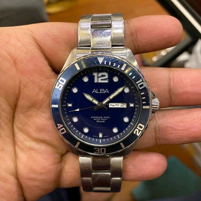 Jam Tangan Alba Secondhand Quartz Diver