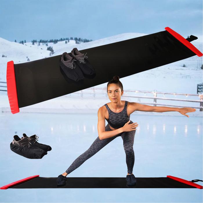 Yoga Sliding Mat Sports Fitness Mat Thick PVC Comfort Yoga