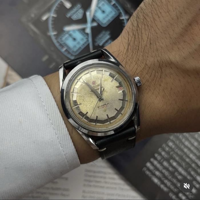Titoni Airmaster ""Pie Pan"" 21 Jewels Titoflex