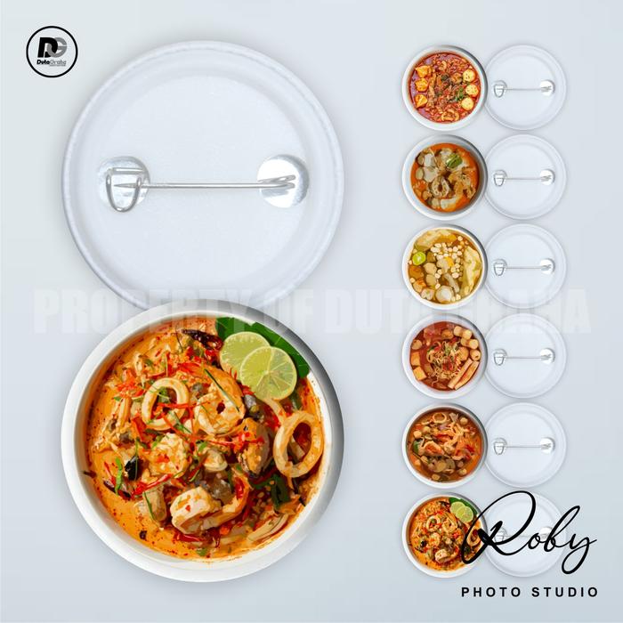 [PIN PRESS] SEBLAK PEDAS VIRAL Pin Bros Aksesoris Souvenir KULINER LOKAL FOODIE MUKBANG