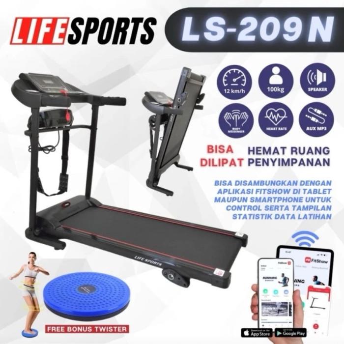 TREADMIL ELEKTRIK LS 209N HIDROLIKA Outdoor