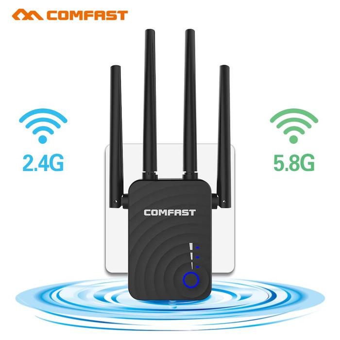 Comfast CF-WR754AC Wireless Wifi Extender Repeater/Router/AP AC1200