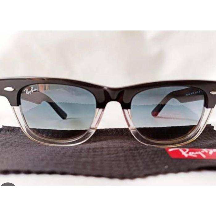 Kacamata RAYBAN001 WAYFARER TWOTON 2140 Kacamata Fashion Pria dan Wanita / kacamata gaya / Kacamata 