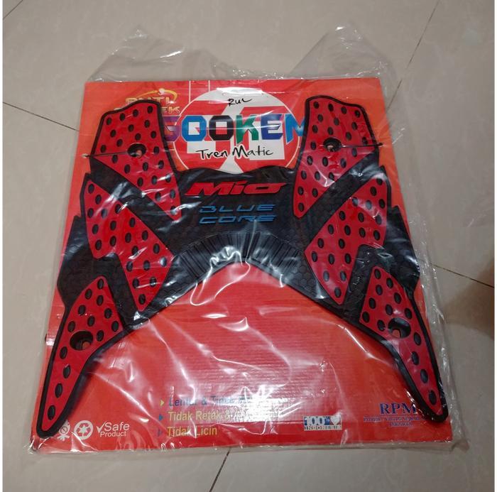 Karpet Mio Z Mio M3 Soul Gt 125 Hitam Merah