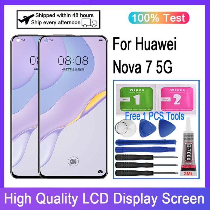 TFT For Huawei Nova 7 5G JEF-AN00 JEF-NX9 JEF-AN20 LCD Display Touch