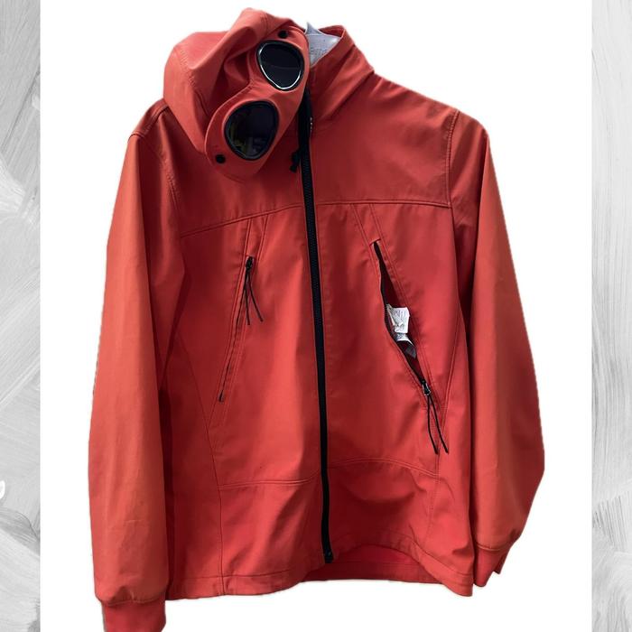 C.P. Company Shell-R Jacket Orange | Jaket cp company softshell R oren authentic CLG