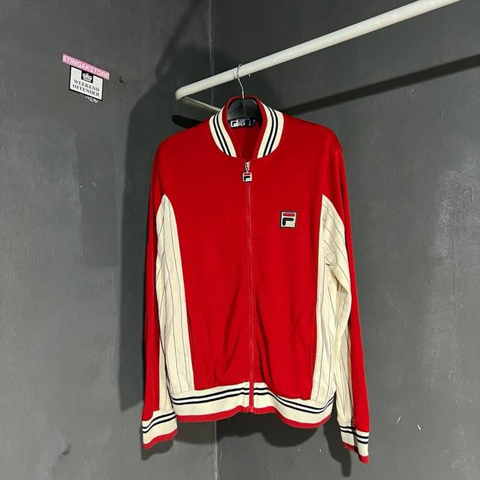 Fila Settanta Big Logo Red/Navy 80s Vintage (born in italy)