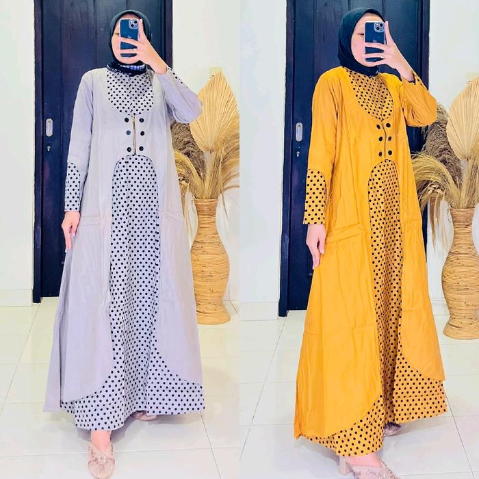 NINOS DRESS BY NINOS/NINOS POLKA/DRESS BUSUI/GAMIS KATUN ADEM