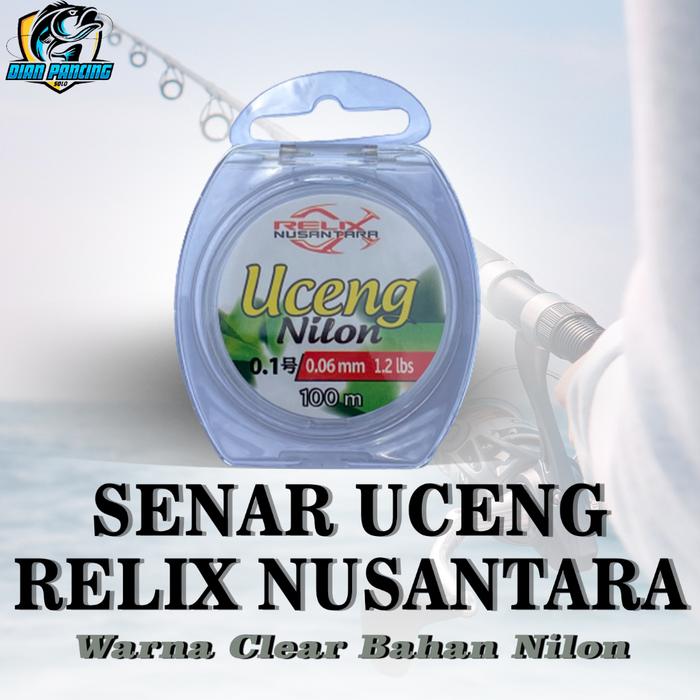 Senar Pancing Uceng Nilon Relix Nusantara Berkualitas