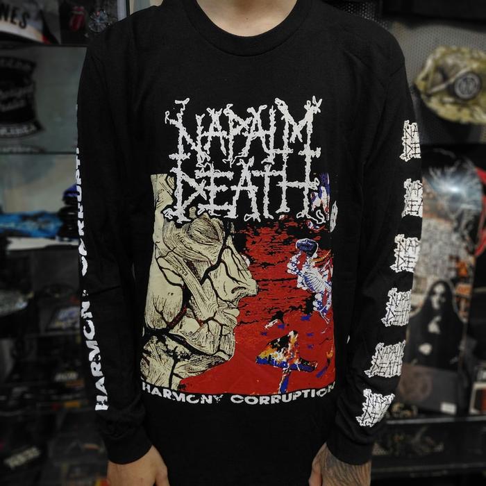 LongSleeve Band Official NAPALM DEATH - HARMONY CORRUPTION