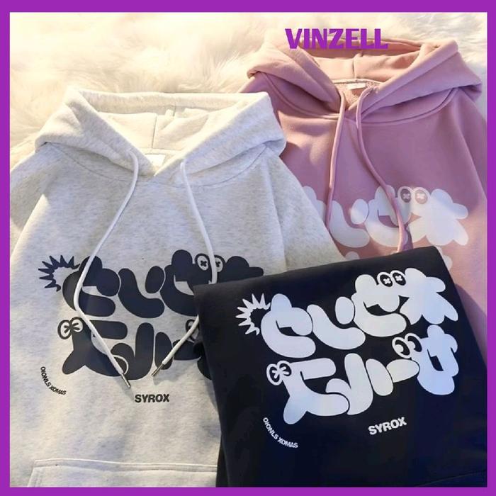 ( S - 6XL ) Hoodie Big Size HANGEUL KANJI CUTE Korean Street Style Ulzzang M L XXL XXXL 4XL 5XL 6L J