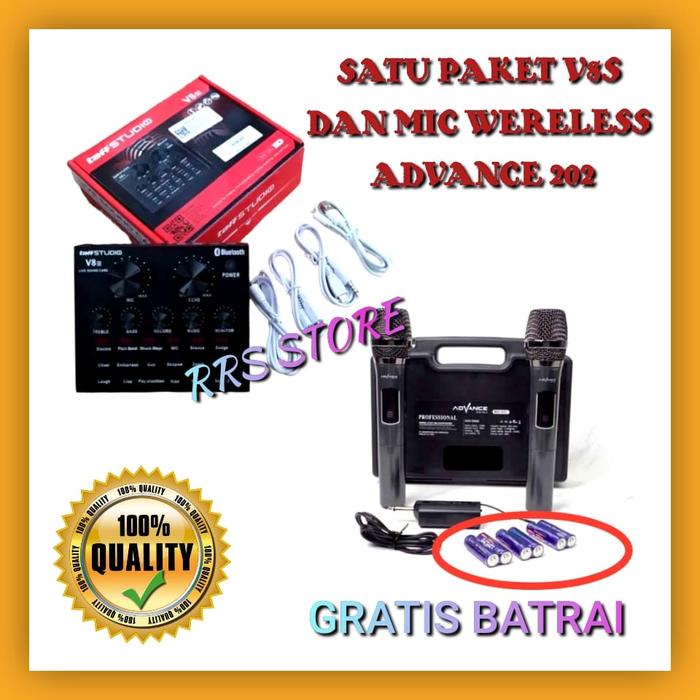ALAT KAROKE SATU PAKET Mixer mini mic MURAH KUALITAS BAGUS sondcad sonkad Soundcard Broadcast Microp