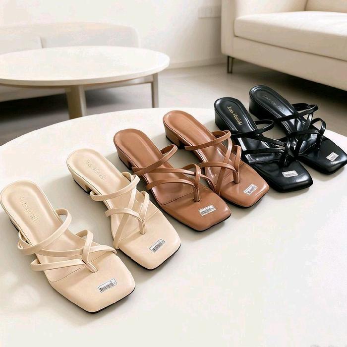 Zayn Almaliki-Arumby Hak 3cm Sandal Hak 3cm Sandal Hak Wanita 3cm-Arumby 3cm