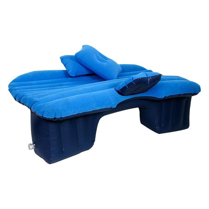 Inflatable Travel Car Bed Flocking Travel Mattress Camping Air Bed