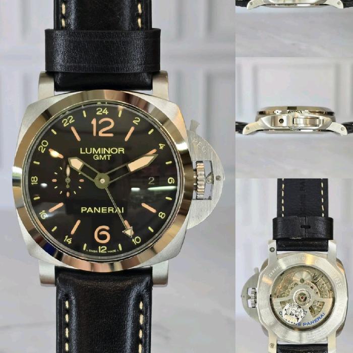 Jam Tangan Lxno1Panerai Luminor GMT PAM-000631 3 Days Automatic Dm 44mm