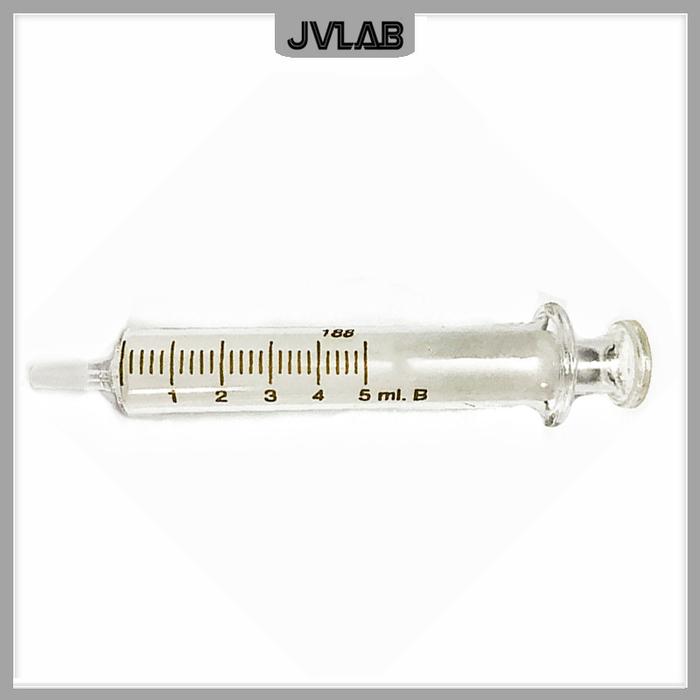 Jarum Suntik Kaca Inti Biru Sampler Kaca 5 Ml Panjang Injektor Gelas