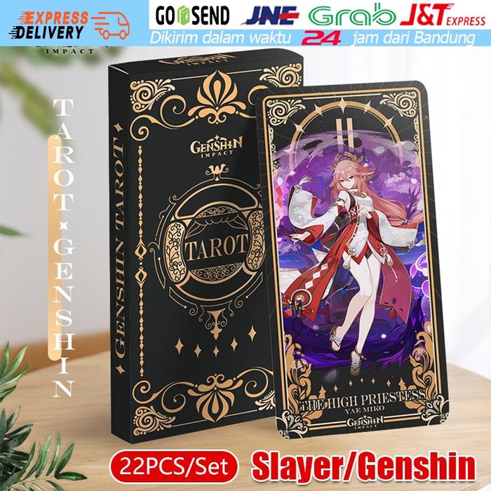 【Genshin/ Slayer】 Tarot Oracle Life Purpose Oracle Cards 22 Cards