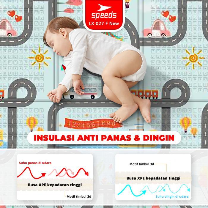 PROMO SPECIAL SPEEDS SNI F Playmate Karpet Lipat Playmat Bayi 180x200cm Matras Tikar Karakter Lucu 0