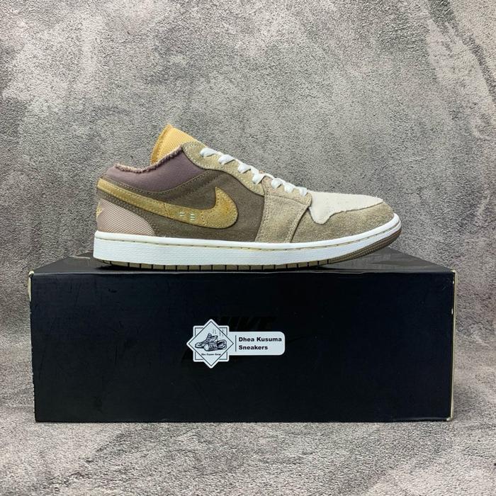 Sepatu Second Nike Jordan 1 Low SE Craft Taupe Haze Size 41 Original Guarantee 100%