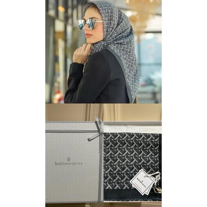 Bimu series Buttonscarves - Midnight New