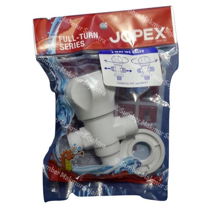 (Cooger) Jopex Kran Plastik Pvc Toilet / Keran Kloset Wc Cabang 2 (2Wc 05W)