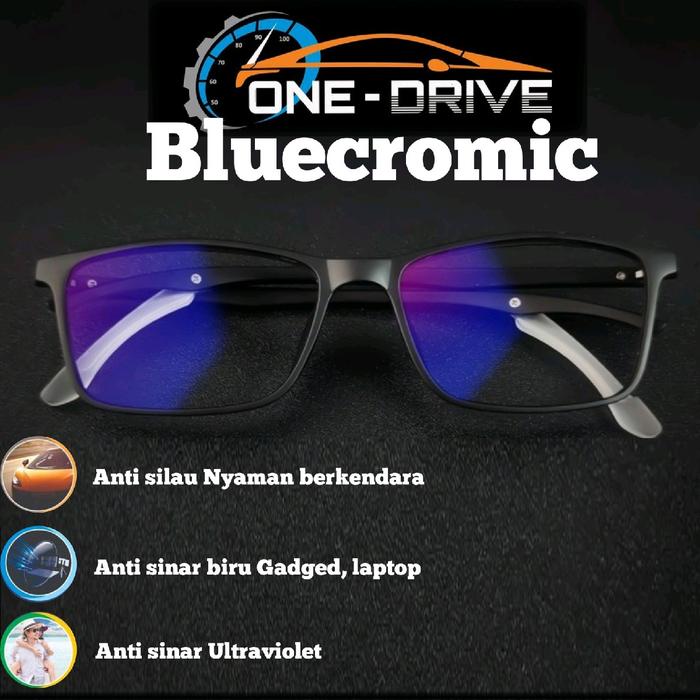 Kacamata Bluecromic one drive | Frame tr8023 erlock sistem | Kacamata pria dan wanita