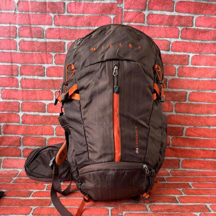 Tas Ransel Outdoor/Gunung MILLET Brand Second 1mp0rt Ransel camping Hiking Fungsional 22 Liter
