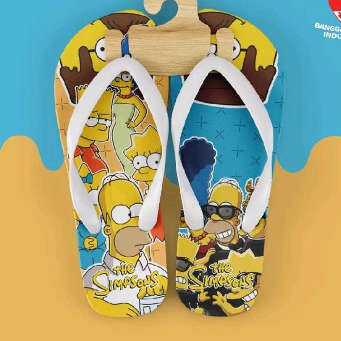 Sandal jepit the simpsons sandal jepit karakter the simpsons