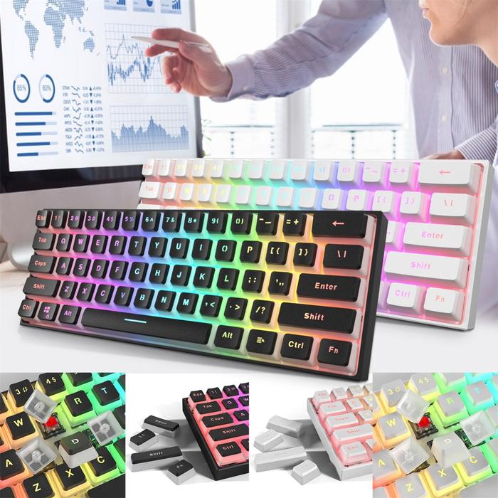Mechanical Keyboard Computer Keyboards Gamer Ergonomic 61Key