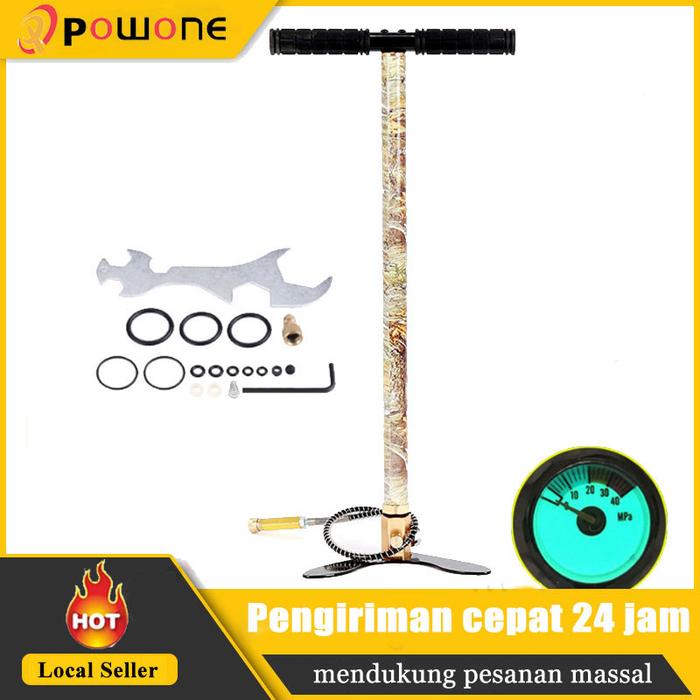 300Bar 30Mpa 4500Psi 3 Tahap Pompa Pcp Yang Dioperasikan Dengan Tangan Untuk Senapan Pcp Air Paintba