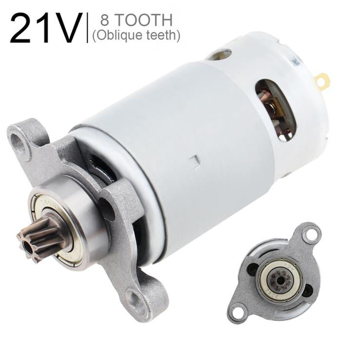 21V 8 Teeth RS550 DC Motor Power Reciprocating Saw Motor for Electric Saw RS 550 Micro Motor with He