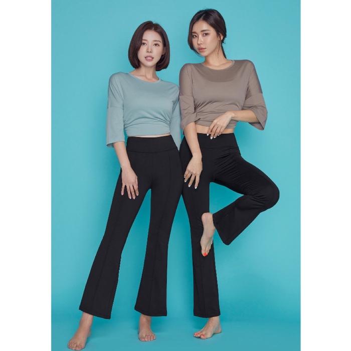 Legging Wanita STL Hitam Premium Minimalis