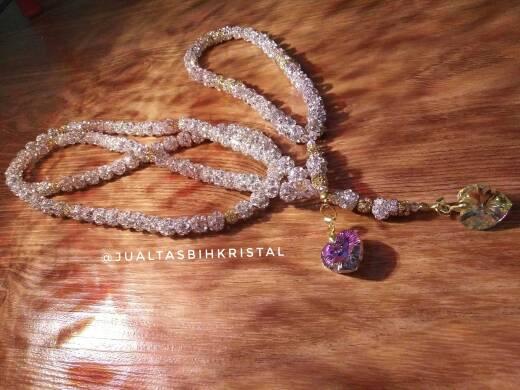 Tasbih Kristal Original Swarovski 99 butir
