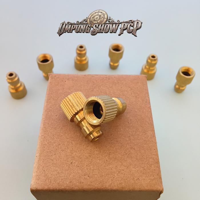 Kupler Pompa PCP, Kupler Ban Mobil Motor Sepeda, Adapter Mini Kupler, Sparepart Pompa PCP