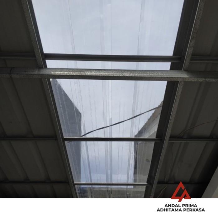 Spandek Transparant 1000  Panjang 5.00 M - Atap Spandek Transparan Polycarbonate