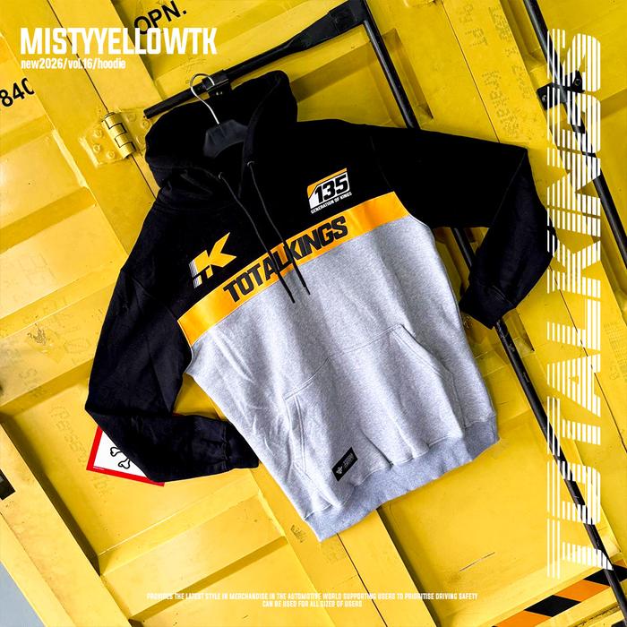HOODIE TOTAL KINGS MISTY GREY YELLOW VOL 16 SPECIAL EDITION 2026
