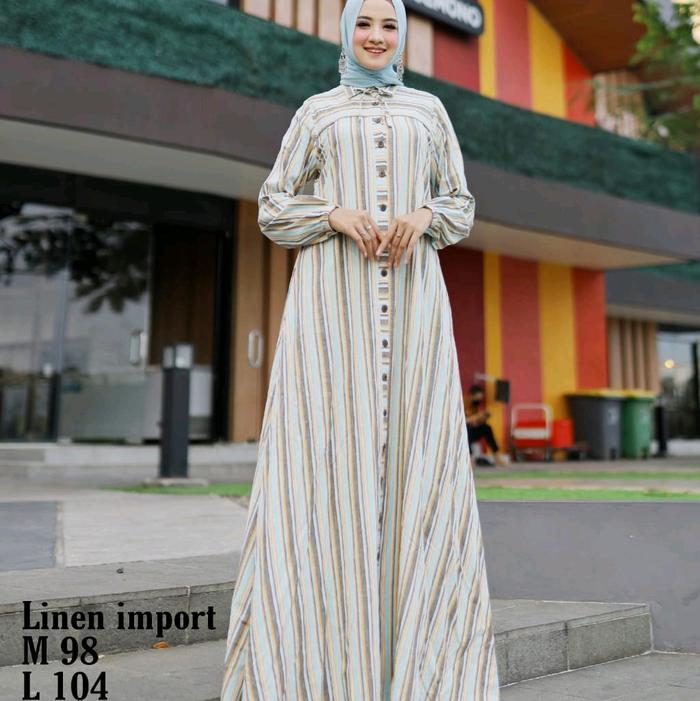 Gamis Asaki Mayasari_Long Dress Terbaru_Pakaian Wanita_Baju Model Terbaru
