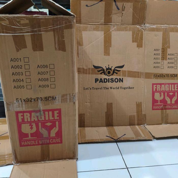 Dus koper 28in Kardus besar packaging pindahan packing