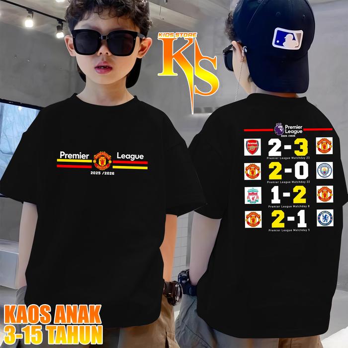Kaos Anak Kaos Rekap Skor King Emyu - Kaos Bola Emyu Cotton Combed 30s Unisex