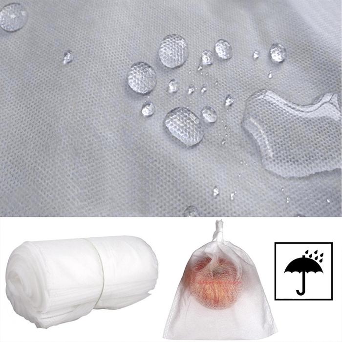 100Pcs Fruit Cover Net Jaring Pembungkus Buah Tembus Pandang Fruit Cover Anggur Transparan Waterproo